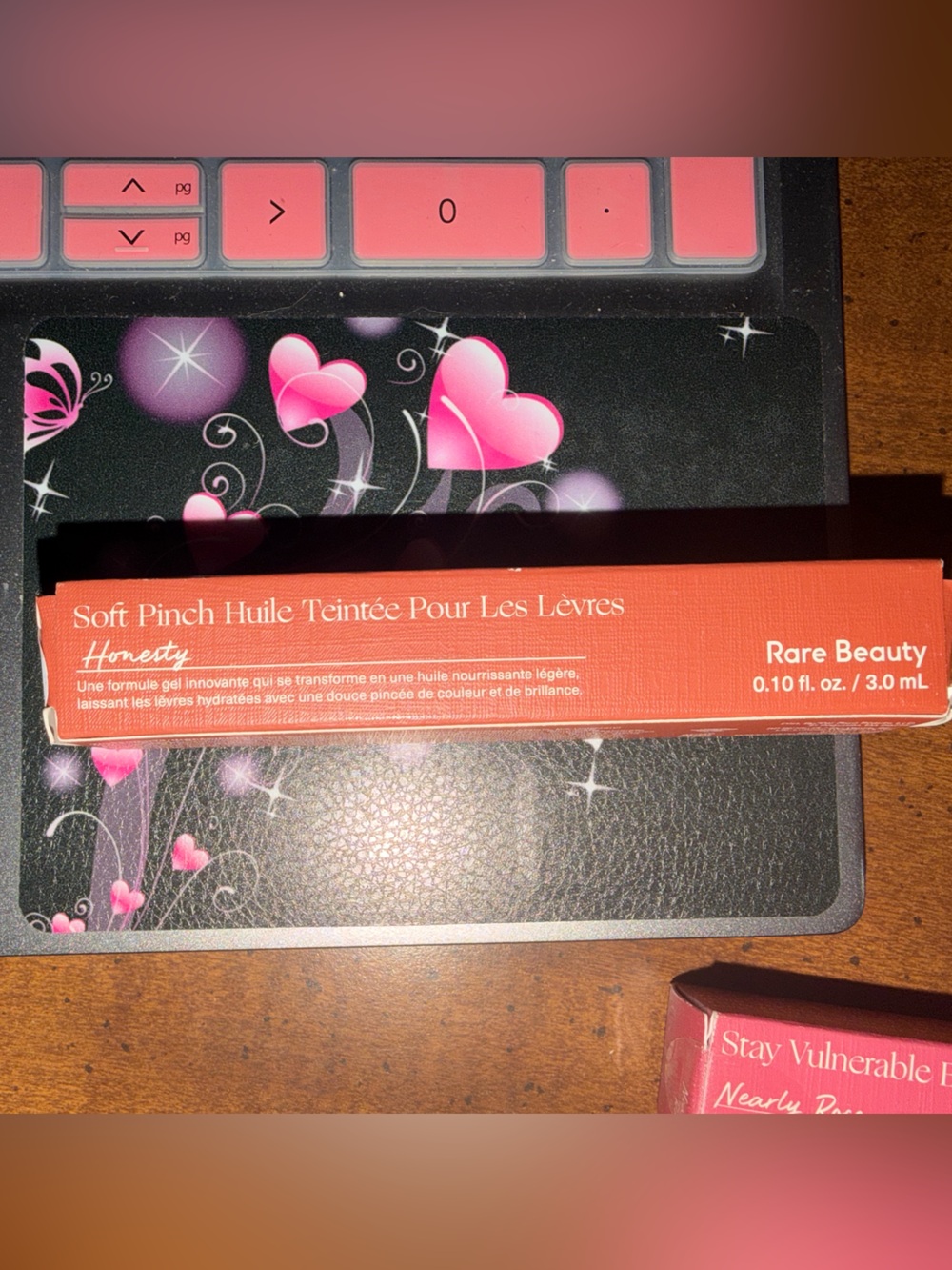 Rare Beauty Soft Pinch Lip Oil Box in Warm Coral
